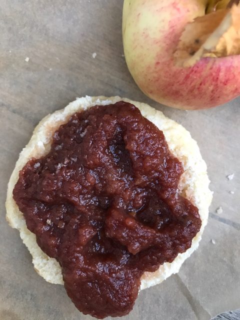 Crock Pot Apple Butter -- Spicy, delicious Apple Butter that practically makes itself in the crock pot. | thatwhichnourishes.com