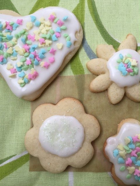 Frosted Easter Cookies -- Buttery, sugary, perfect frosted Easter cookies.  These little beauties are an easy way to dress up your Easter table and make yourself a little famous! | thatwhichnourishes.com