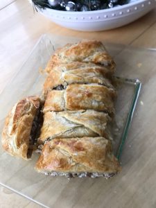 Sausage and Cheese Breakfast Braid -- Creamy cheese and savory sausage meet inside a flaky, buttery pastry to make a simple, yet spectacular breakfast or brunch showstopper. | thatwhichnourishes.com